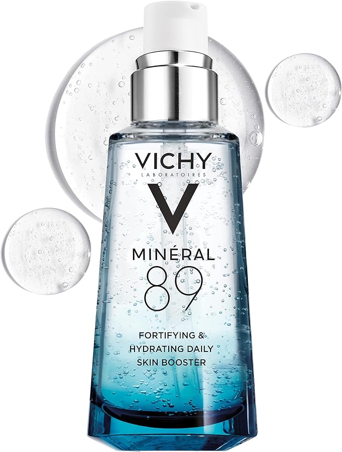 yzVichy Mineral 89 Fortifying, Hydrating & Plumping Daily Skin Booster, Face Moisturizer with Hyaluronic Acid, 1.67 Fl. Oz. BV[(vichy) ~l89 qA u[X^[ 50ml COʔ