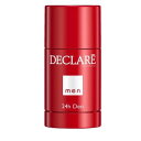 内容量 75ml 原産国 ドイツ製 Declare デクレア メン 24H デオドラント 75ml Declare Men 24H Deo 75 ml 特徴 肌タイプ: 敏感肌 説明 一日中安心感とみずみずしさを与えます。 有効成分 クマリン(アルコールフリー):クマリンは、トンカ豆やシナモンキャセロールなど、さまざまな植物や果物の香り成分として知られています。また、ナツメヤシやキキョウ、あるいは蝶にも含まれています。肌に長時間フレッシュな状態を与えます 使用方法:お風呂やシャワーの後に、わきの下に塗布してください。 デクレア - 敏感肌用化粧品 敏感肌は、もともと「普通肌」よりも薄く、繊細できめ細かい肌です。環境的な影響、あるいはストレスなどの内的な影響に対する反応がより速く、より激しくなります。 src-complex デクレア src-complexは、植物性成分です。肌のバリア機能を整えます。お肌を保護し、健やかに保ちます。 使用方法 わきの下へ直接塗布してください。 成分、特徴 プロピレングリコール、水、パルミチン酸、ステアリン酸、水酸化ナトリウム、香料、エチルヘキシルグリセリン、フェノキシエタノール、グルタミン酸二酢酸四ナトリウム、ヘキシルシンナマール、シトロネロール、クマリン、リモネン、リナロール、シトラール、ゲラニオール、CI 42090 (青1)、CI 19140 (黄5) 170621 注意事項 ※・当店でご購入された商品は、原則として、「個人輸入」としての取り扱いになり、全てドイツのベルリンからお客様のもとへ直送されます。 ・個人輸入される商品は、すべてご注文者自身の「個人使用・個人消費」が前提となりますので、ご注文された商品を第三者へ譲渡・転売することは法律で禁止されております。 ・通関時に関税・輸入消費税が課税される可能性がありますが、関税、輸入消費税、通関手数料等が発生した場合は当店で負担致しますのでご安心ください。関税をお支払いいただいたお客様は、お問い合わせフォームからご連絡をお願い致します。＊色がある場合、モニターの発色の具合によって実際のものと色が異なる場合がございます。