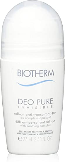 yzBiotherm Deopure Invisible 48 Hour Anti-Perspirant Roll On rIe fIsA CrVu  [I 75ml COʔ