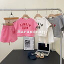 【8%OFFクーポン】セットアップ キッズ 半袖 ベビー服 女の子 男の子 tシャツ ショートパンツ 子供服 ジャージ 上下セット 綿 夏 トップス ボトムス ...