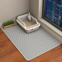 猫用トイレマット 猫砂取りマット 4サイズ 50X40CM 60x45CM 75x55CM 90x60CM 猫マット 猫砂マット 飛び散り防止マット 洗える 掃...