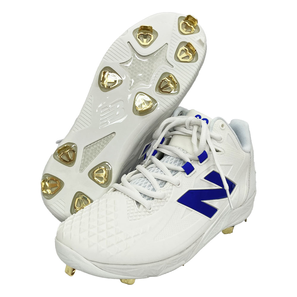 ニューバランス スパイク 野球 ベースボール メンズ 大谷翔平 FuelCell Ohtani 1 2E 固定金具 埋め込み金具 MSHOWB1 ホワイト×ロイ...