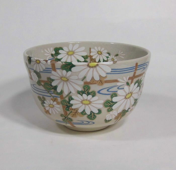 茶碗　御本手白菊