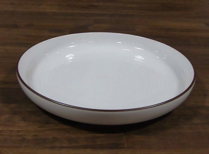 Arita Ware - 有田焼　白磁千段7.5深皿　白山陶器