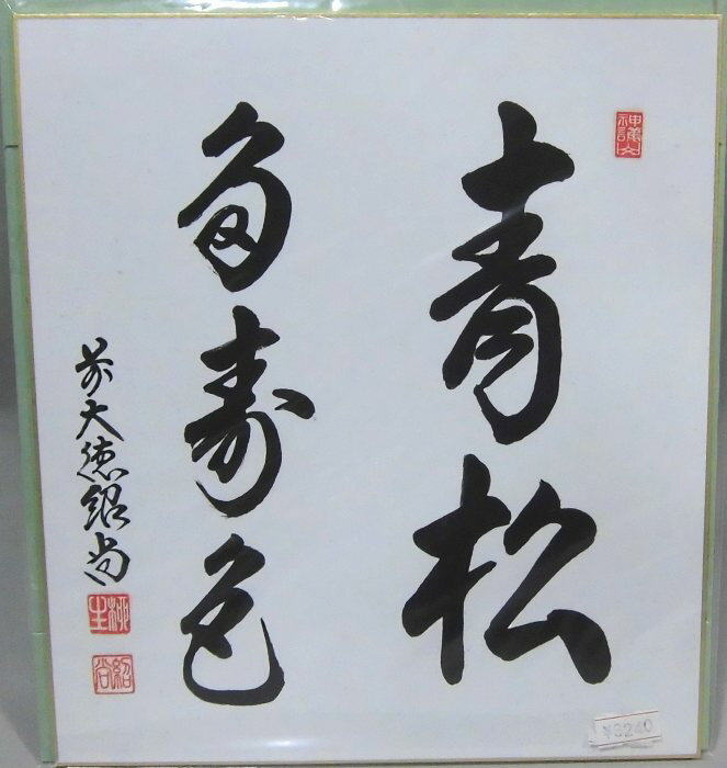 Rakuten - 色紙「青松多寿色」