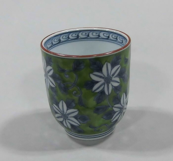 Rakuten - 総濃鉄仙花　湯呑(緑)