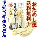 【おためし便】半生手延べうどん300g/3人前《冬の一番人気！冬季限定/送料無料/送料込み》島原手延べうどん/島原うどん/半生うどん/年明けうどん/お歳暮/贈答/ギフト試食に/ポイント消化