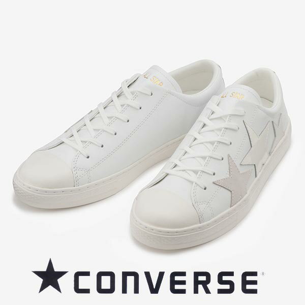 コンバース レザースニーカー メンズ コンバース オールスター クップ トリオスター ホワイト白 converse allstar coupe triostar ox メンズ レザー スニーカー 【送料無料】