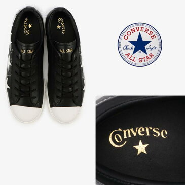 コンバース オールスタークップメニースターズ ブラック ホワイト converse allstar coupe manystars ox メンズ レディース レザー スニーカー ローカット 送料無料