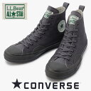 コンバース スニーカー メンズ レディース オールスター100 L.L.Bean ハイカット converse allstar 100 エルエルビーン hi ストーングレー 100周年モデル 【送料無料】