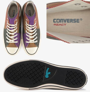 コンバース メンズレディーススニーカー オールスター 100 パッチワーク ハイカット オーカー/レッド converse allstar 100 PATCHWORK hi 送料無料