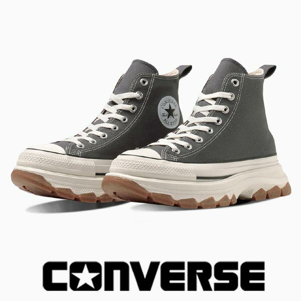 コンバース オールスター (R) トレックウェーブ ハイカット 厚底 converse allstar r trekwave hi グレー 31311910 スニーカー キャン..