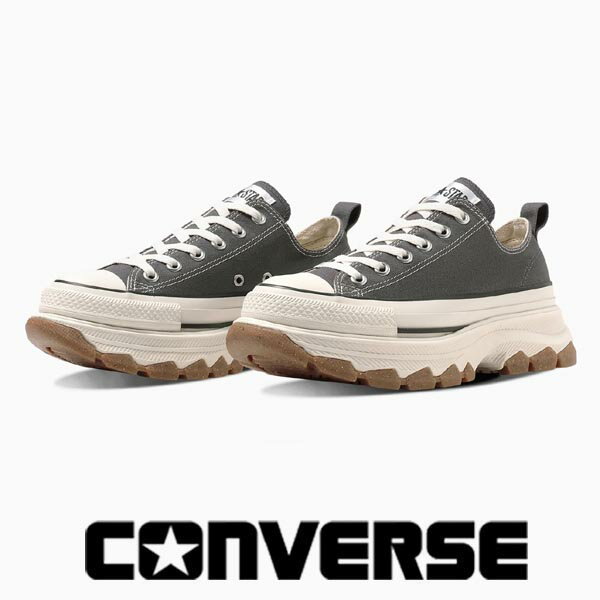 コンバース オールスター (R) トレックウェーブ ローカット 厚底 converse allstar r trekwave ox グレー 31311960 スニーカー キャンバス メンズ レディース 【送料無料】