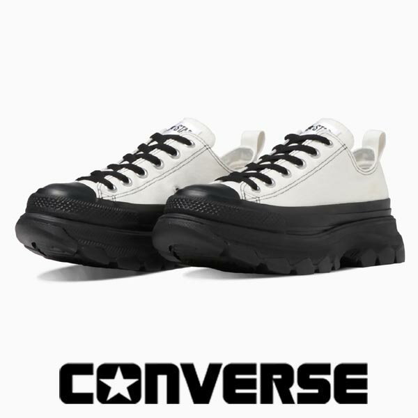 コンバース オールスター (R) トレックウェーブ ローカット 厚底 converse allstar r trekwave ox ホワイトブラック 31309830 スニーカー メンズ レディース 【送料無料】のサムネイル