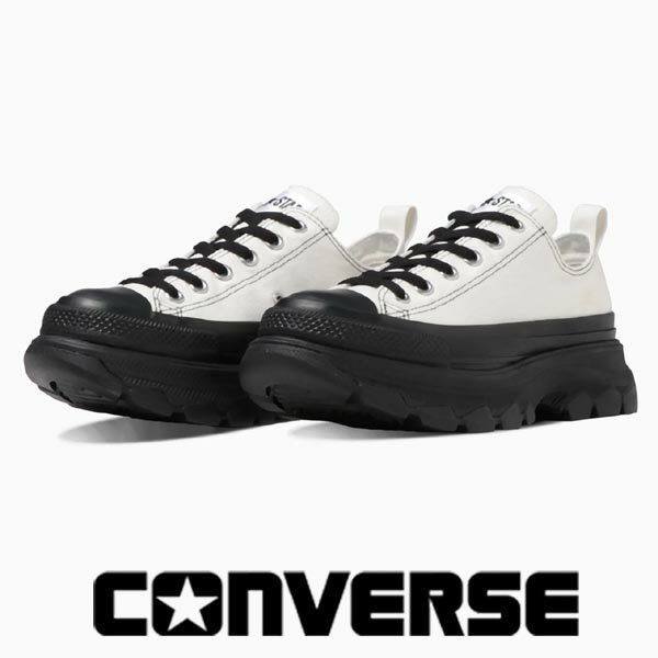 コンバース オールスター (R) トレックウェーブ ローカット 厚底 converse allstar r trekwave ox ホワイトブラック 31309830 スニーカー メンズ レディース 