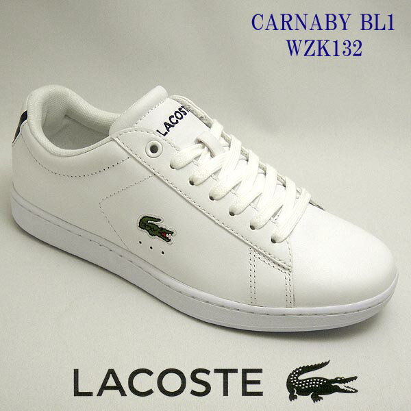 ラコステ レディースレザースニーカー CARNABY BL1 ホワイト白 001 lacoste カーナビー WZK132　靴シューズ【10％OFF】【送料無料】