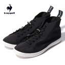 ルコックスポルティフ レディース レインスニーカー ラ アルマ ミッド 2 T＋R ブラック黒 lecoq-sportif-LA-ALMA-MID2 T R QL1UJD50BK レインシューズ 雨 軽量 送料無料