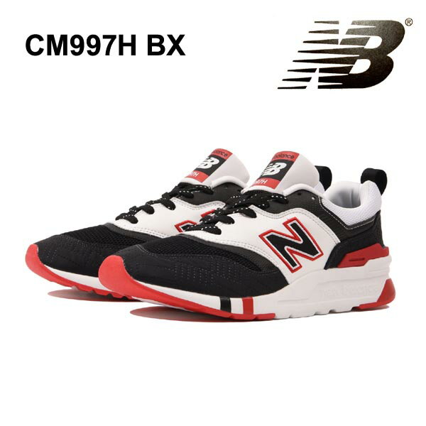 ニューバランス スニーカー CM997H BX newbalance CM997H BX メンズ レディース ユニセックス ブラック/レッド 送料無料