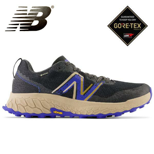 ニューバランス スニーカー 防水 ゴアテックス Fresh Form X HIERRO v7 GTX ブラック Dワイズ newbalance フレッシュフォーム エックス ヒエロ メンズ ランニング 透湿 goretex MTHIGK7 ビブラムソール 【送料無料】