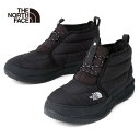 ノースフェイス あったか 防寒 撥水 ブーツ NF02273 KK THE NORTH FACE nuptse Chukka ヌプシ チャッカ TNFブラック×TNFブラック メンズ 送料無料 その1