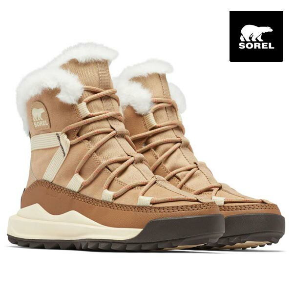 ソレル ブーツ レディース SOREL ソレル nl5050 262 アウトアンドアバウト リミックス グレイシー ウォータープルーフ あったか防寒防水 レディース ブーツ スニーカー ONA RMX GLACY WP 262 Canoe、Sea Salt 送料無料