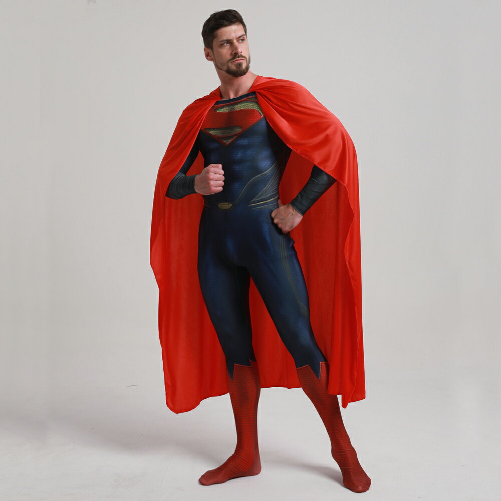 Rakuten - VIRIYA スーパーマン Superman コスプレ コスチューム ハロウィン 仮装 衣装 イベント仮装 全身タイツ タイツ ボディースーツ 男女兼用