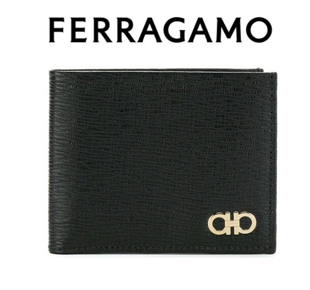 フェラガモ SALVATORE FERRAGAMO 二つ折り財布 ガンチーニ 折りたたみ財布 財布 66A063 685950 イタリア 正規品 新品 送料無料