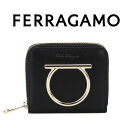 サルヴァトーレ・フェラガモ 財布（レディース） フェラガモ SALVATORE FERRAGAMO サルヴァトーレフェラガモ 二つ折り財布 女性 折りたたみ財布 ガンチーニ 22D290 イタリア 正規品 新品 送料無料