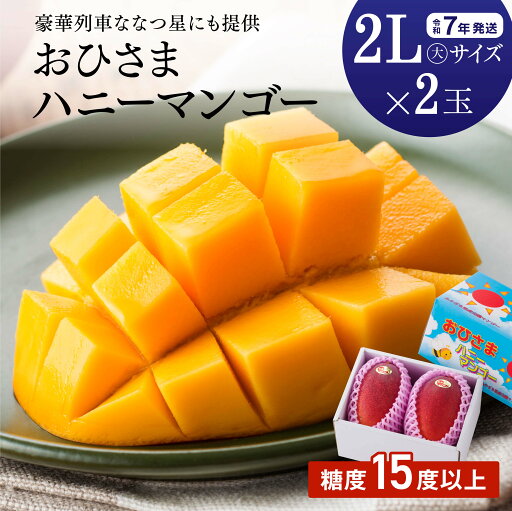 《レビューキャンペーン実施中!》宮崎県産「おひさまハニーマンゴー」2L(大)×2玉 《レビューキャンペーン実施中!》宮崎県産「おひさまハニーマンゴー」2L(大)×2玉