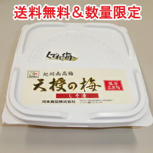 梅干し【送料無料】(天授の梅しそ漬)訳ありくずれ梅500gプラ容器入り[紀州南高梅/わけあり/くずれ］減塩／3％以下／