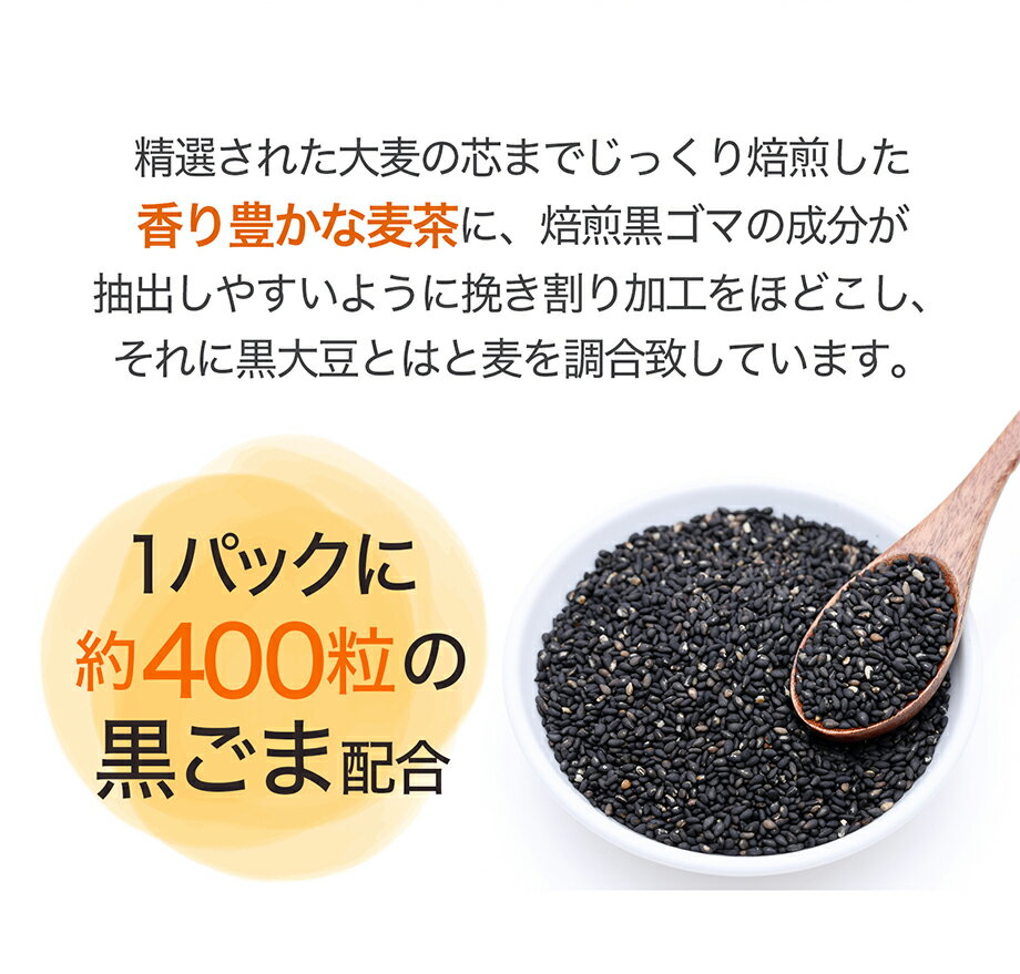 胡麻麦茶 お試し2袋セット 700g(40P＋16P)で送料無料！巷で大流行の胡麻麦茶ペットボトル！！お得なティーパックタイプ★ 健康茶 ごま麦茶 ティーバッグ麦茶 胡麻むぎ茶【通常宅配便】