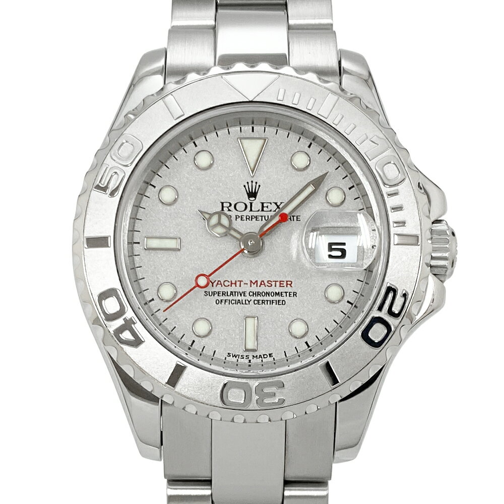Yacht Master - [中古] ロレックス ヨットマスター ロレジウム 169622 A番 自動巻き ステンレススチール プラチナベゼル シルバー 保証書付 磨き済 ROLEX