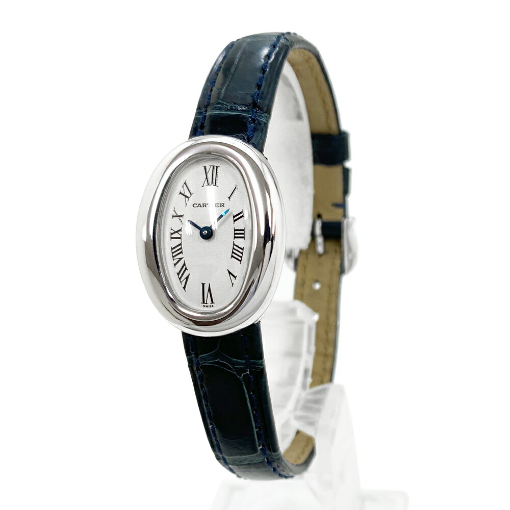 [中古] カルティエ ミニ ベニュワール W1518956 クォーツ K18WG ホワイトゴールド ...