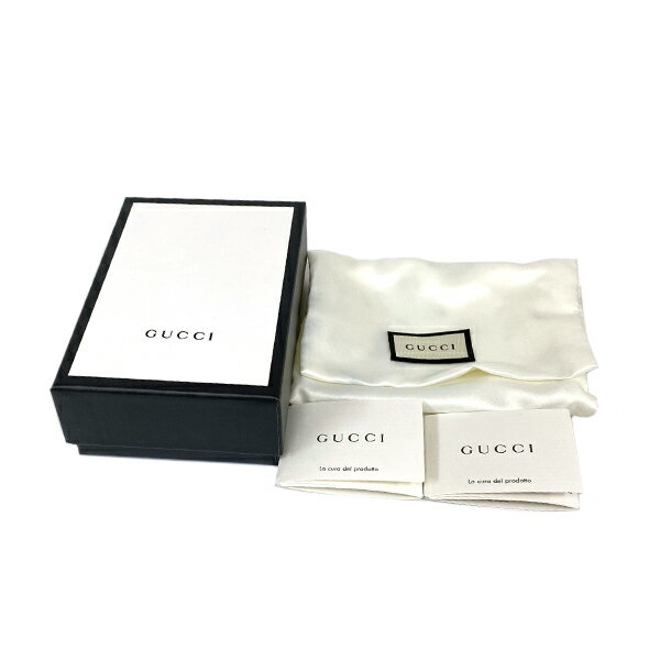 【中古】グッチオフィディアGGパイソンコンパクトウォレット523155二つ折り財布ヘビ革GUCCI