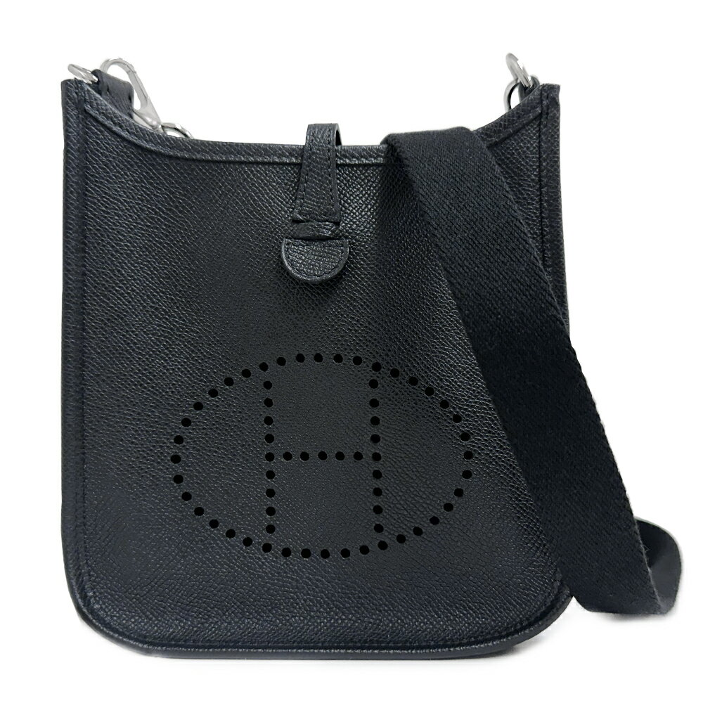 [中古] エルメス エヴリン 16 アマゾーヌ TPM X刻印 ヴォーエプソン ブラック ショルダーバッグ 斜め掛け アマゾン ミニエヴリン 黒 HERMESのサムネイル