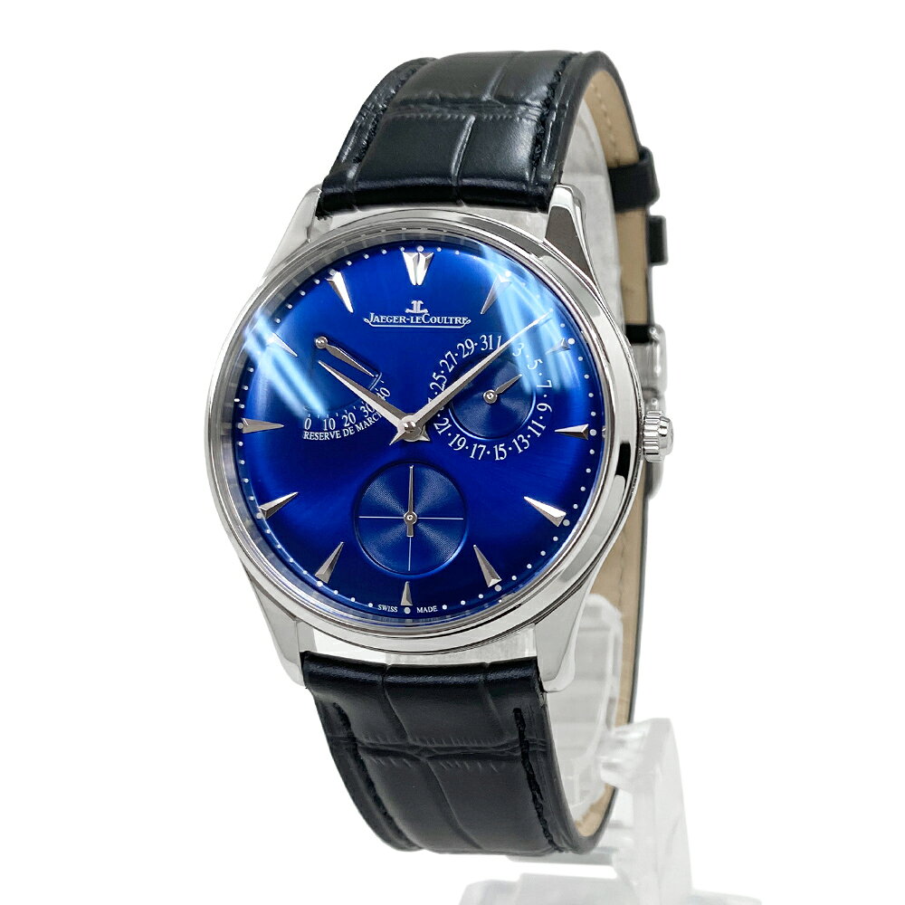 中古 ジャガールクルト マスターウルトラスリム リザーブドマルシェ Q1378480 自動巻き ワニ革 裏スケ メーカーコンプリ kawamura78-10006697 質かわむら楽天市場店 サンプル画像2