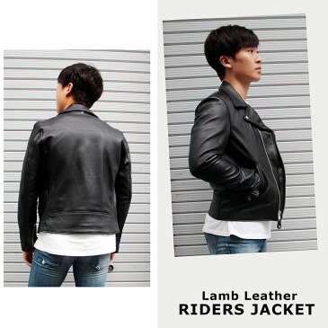 schott ショット 228US LAMB RIDERS JACKET ラム ライダースジャケット ブラック 7525