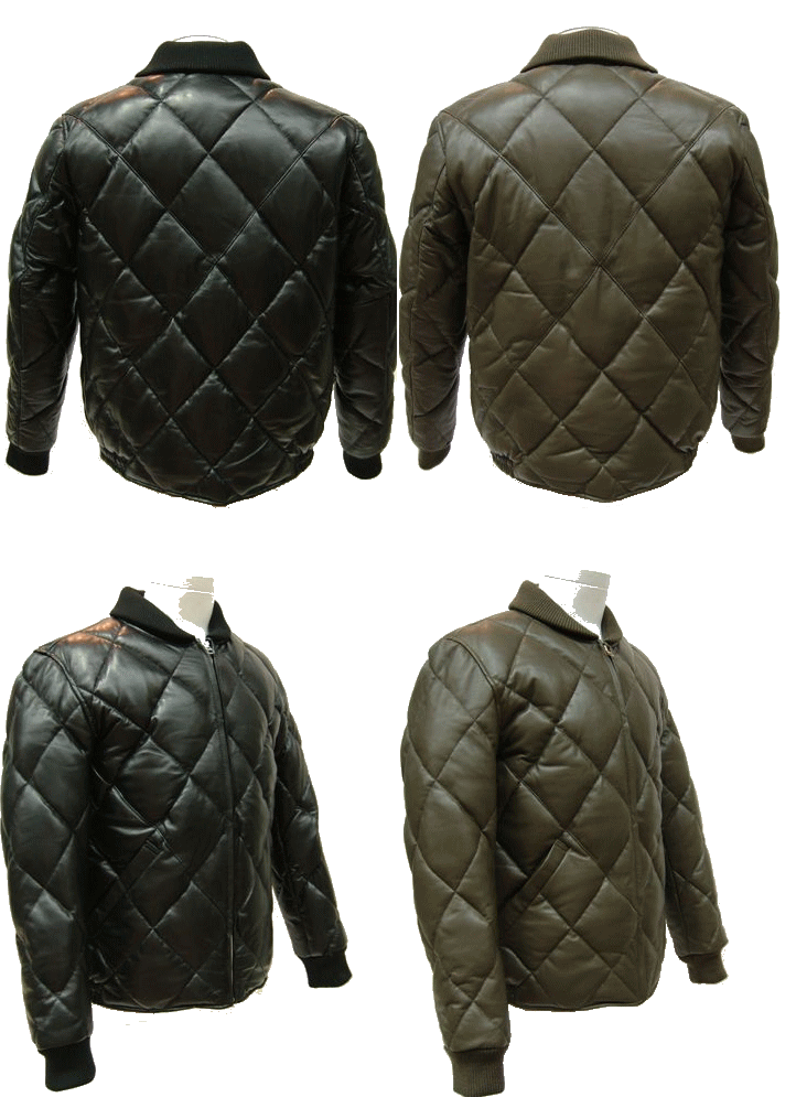 レザーダウンジャケット 本革 ラム 革ジャン ダウンジャケット メンズ ラム革 S/M/L/LL ブラック カーキ 6380