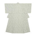 【おつとめ品!】草花模様小紋 絽着物【中古】