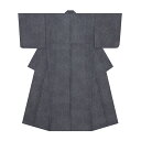 本場越後上布亀甲文様 単衣着物【中古】