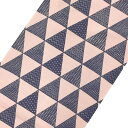和小物さくら帯揚げ立紬友禅 鱗に柄入石竹色に鉄紺色【新品】