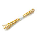 道明帯締め奈良組「丸胡蝶」黄色暈し金属糸使用※シミあり【中古】