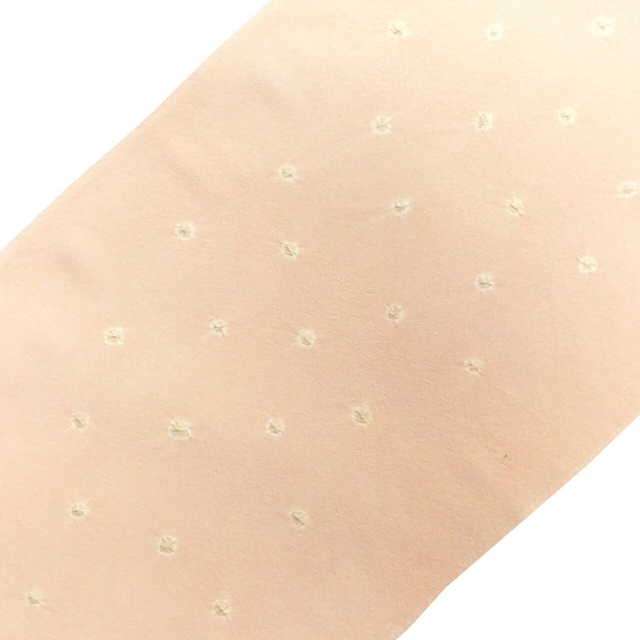 渡敬帯揚げ絞り染め洗柿色に薄卵色※小シミあり【未着用品】