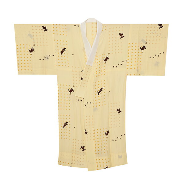 乐天商城 - アールデコ調ネコの模様長襦袢【未着用品】