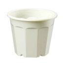 【10個組】大和プラスチック 花鉢 6号 クリーム 1.8リットル 園芸 ガーデニング