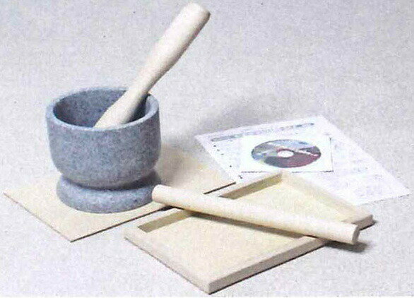 ナガノ産業　2319　みかげ石　食べ切り餅つきセット2合用　DVD付