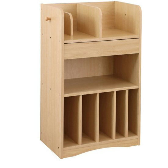 クロシオ　ランドセルラックT ナチュラル 組立式 ＃95027　収納【代引決済不可】【メーカー直送】