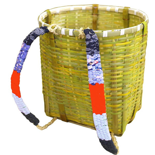 背負いカゴ　丸型ワイド(小)　山菜