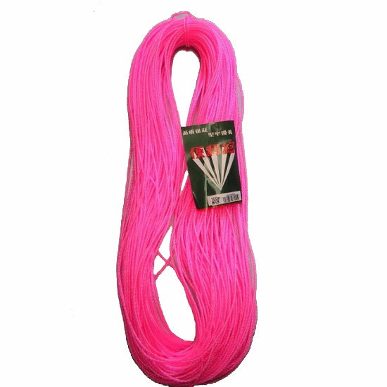 田引ロープ（太）Φ3mm×100m ピンク うね立て 畝 畑のサムネイル