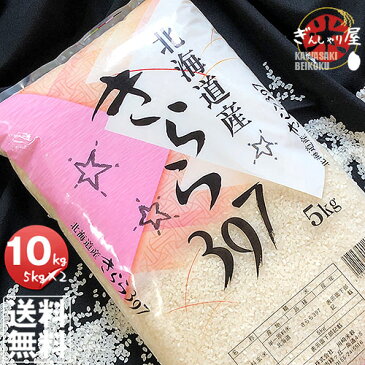 令和3年産 北海道産 きらら397 10kg (5kg×2袋セット)＜白米＞ 【送料無料】【北海道米 送料込み 米 お米 真空パック選択可】